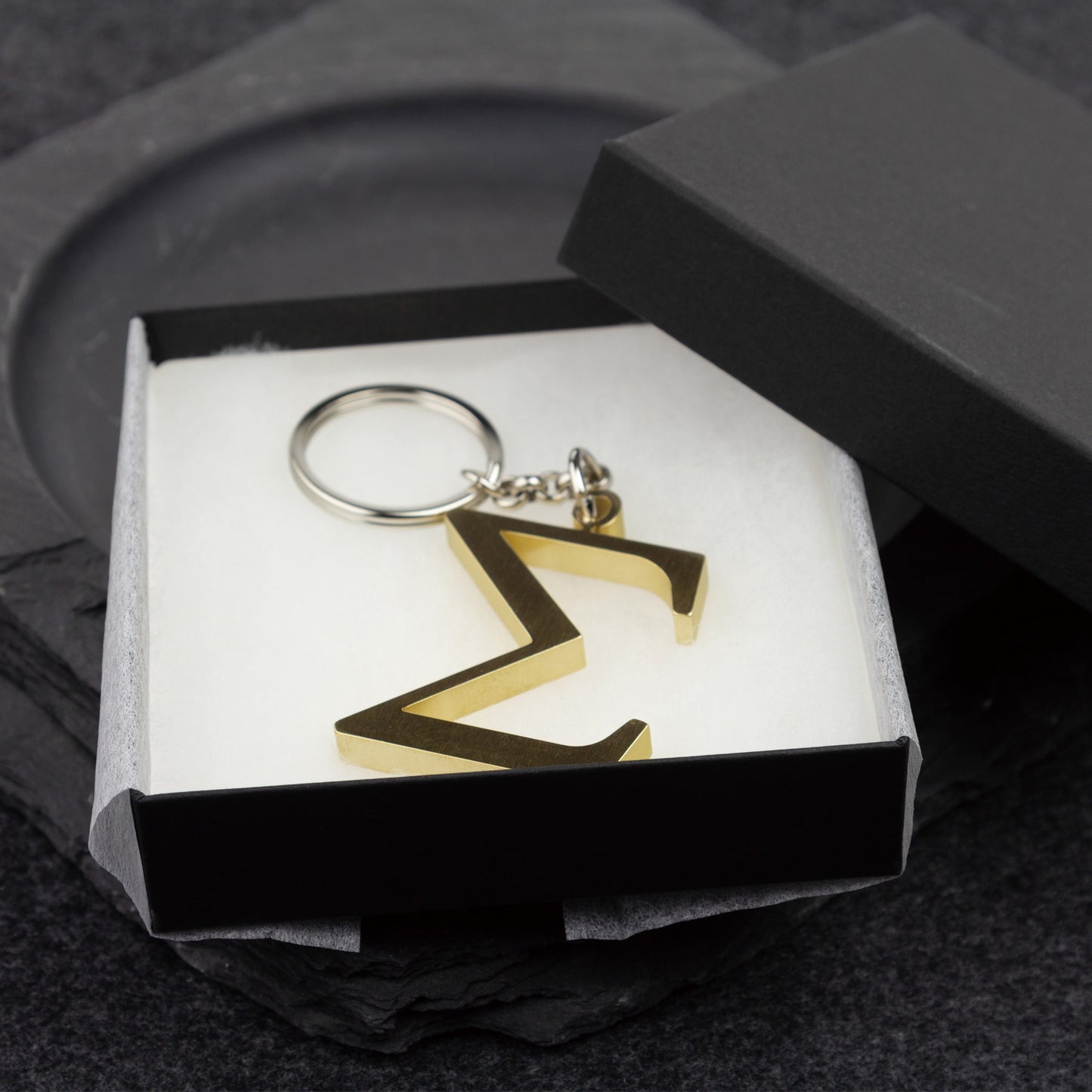 ソリッドブラスキーホルダー　［ト音記号/ハ音記号/ヘ音記号/Σ/0~9］ | ※全14種類