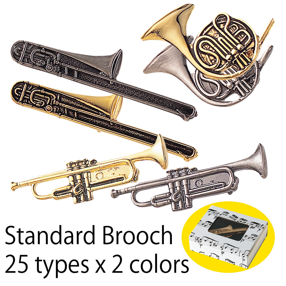 Spilla standard [25 tipi di strumenti musicali in 2 colori]