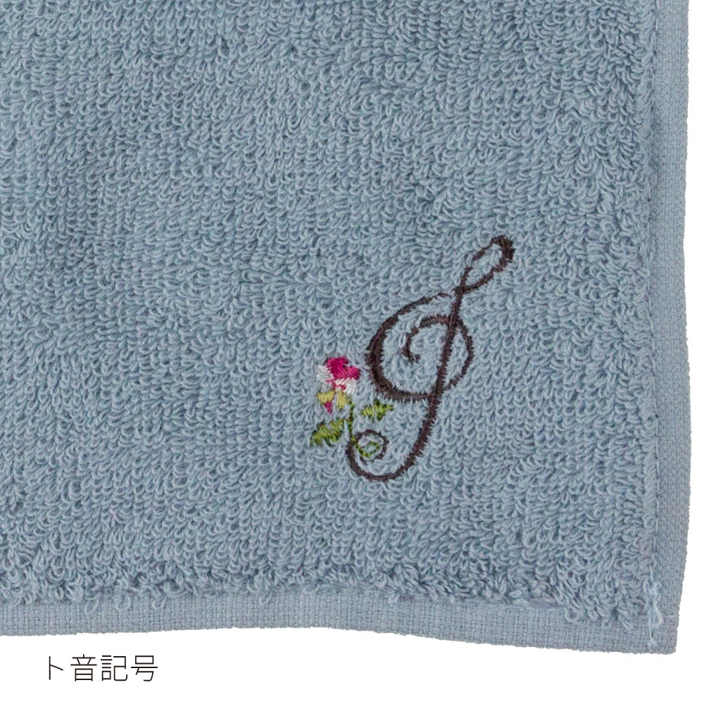 エンブロイダリー（刺繍）ハンカチタオル
