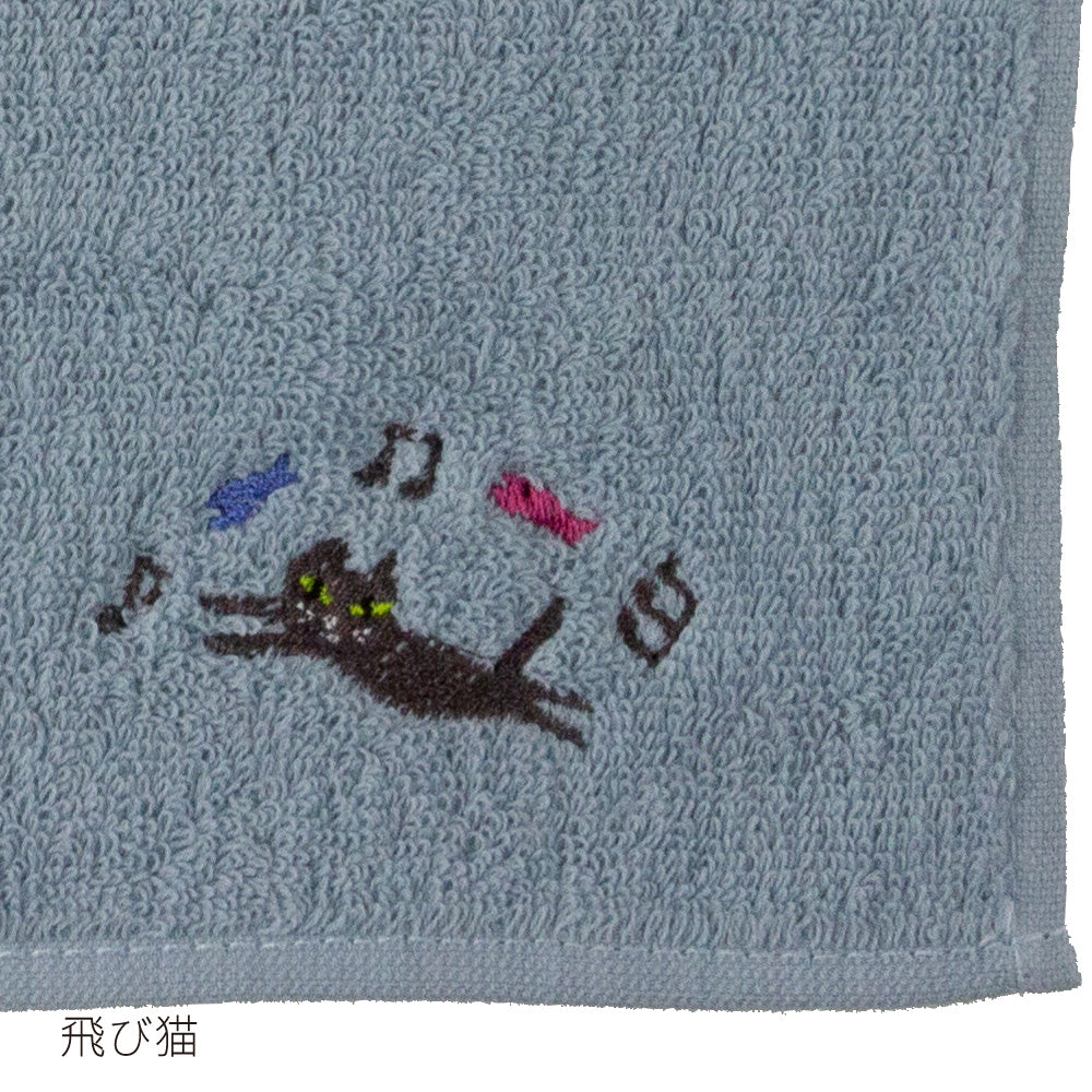 エンブロイダリー（刺繍）ハンカチタオル