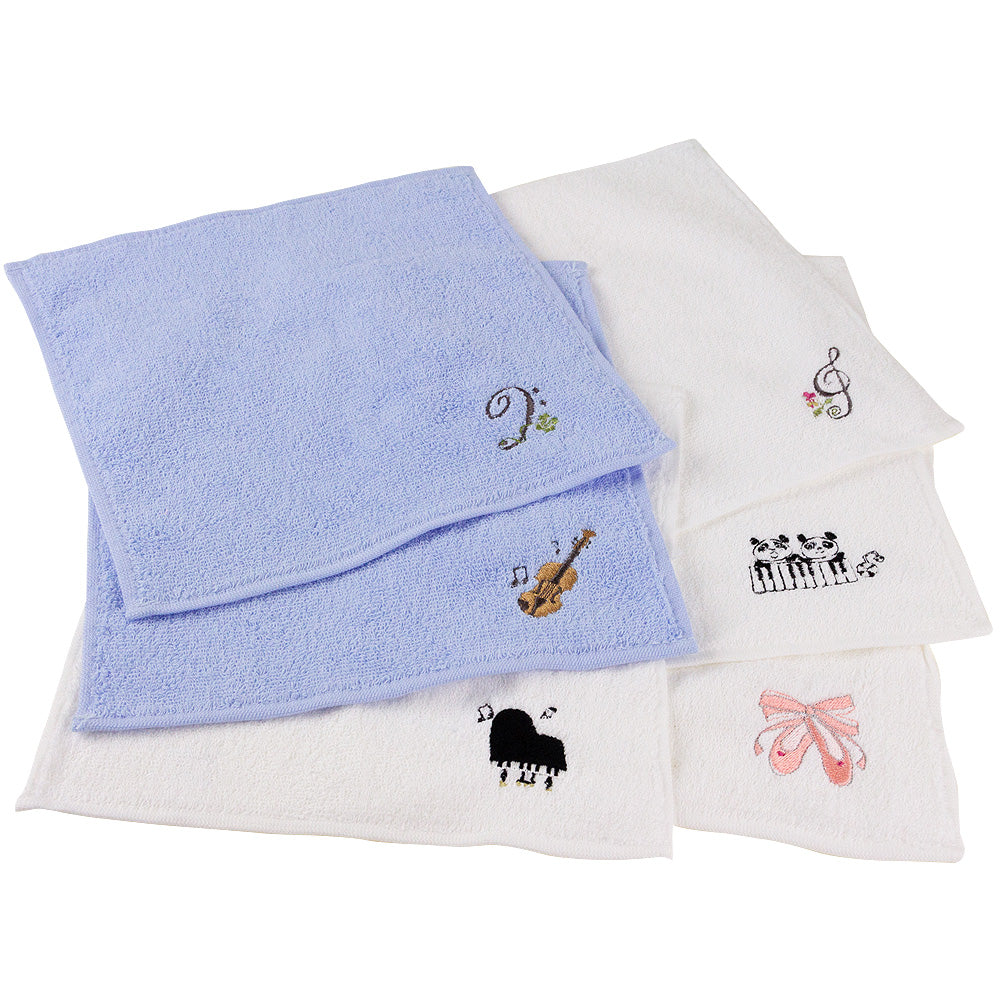 エンブロイダリー（刺繍）ハンカチタオル