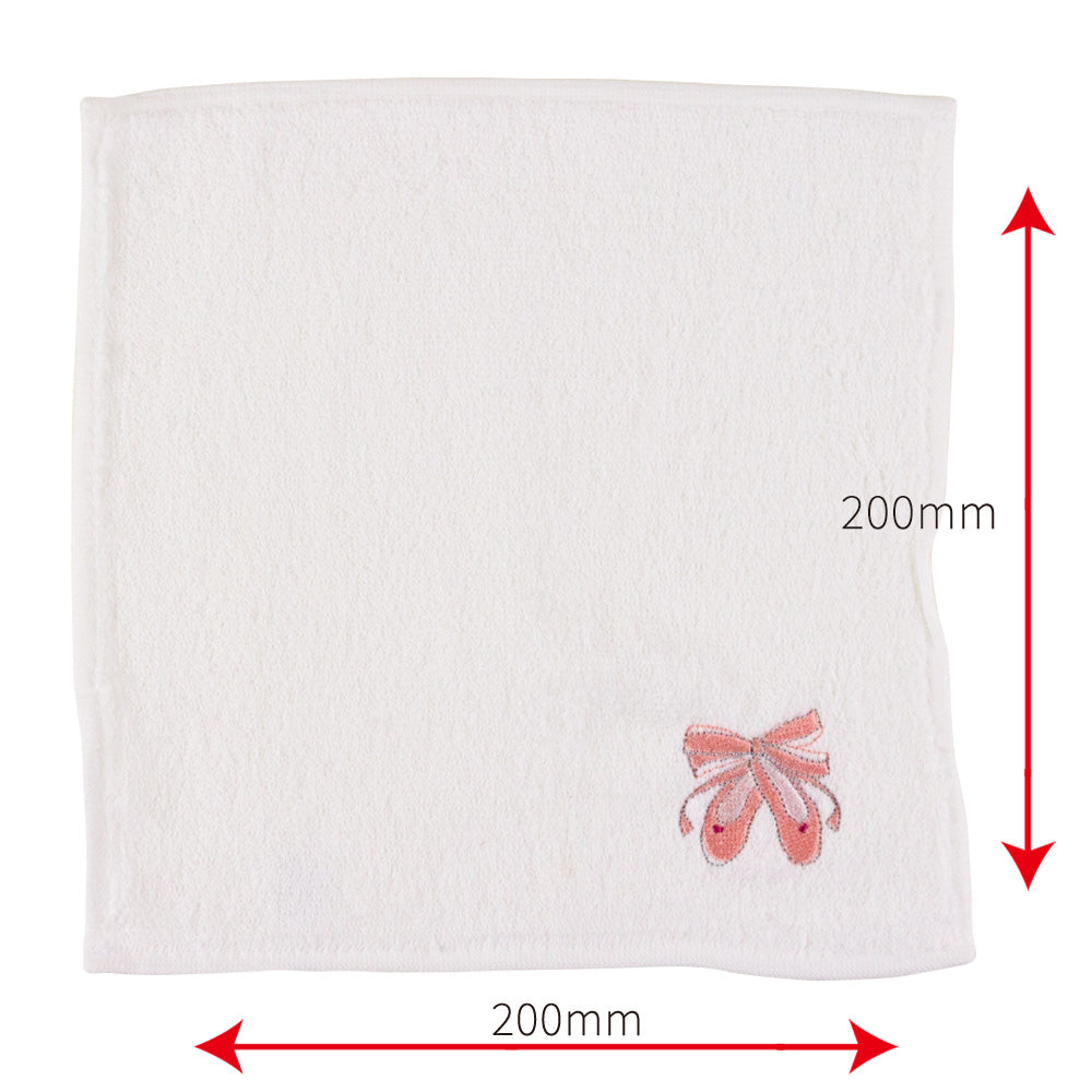 エンブロイダリー（刺繍）ハンカチタオル